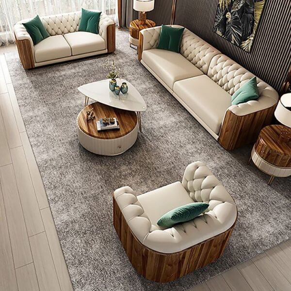 mustang sofa set with board panel