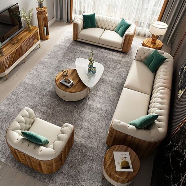 mustang sofa set with board panel